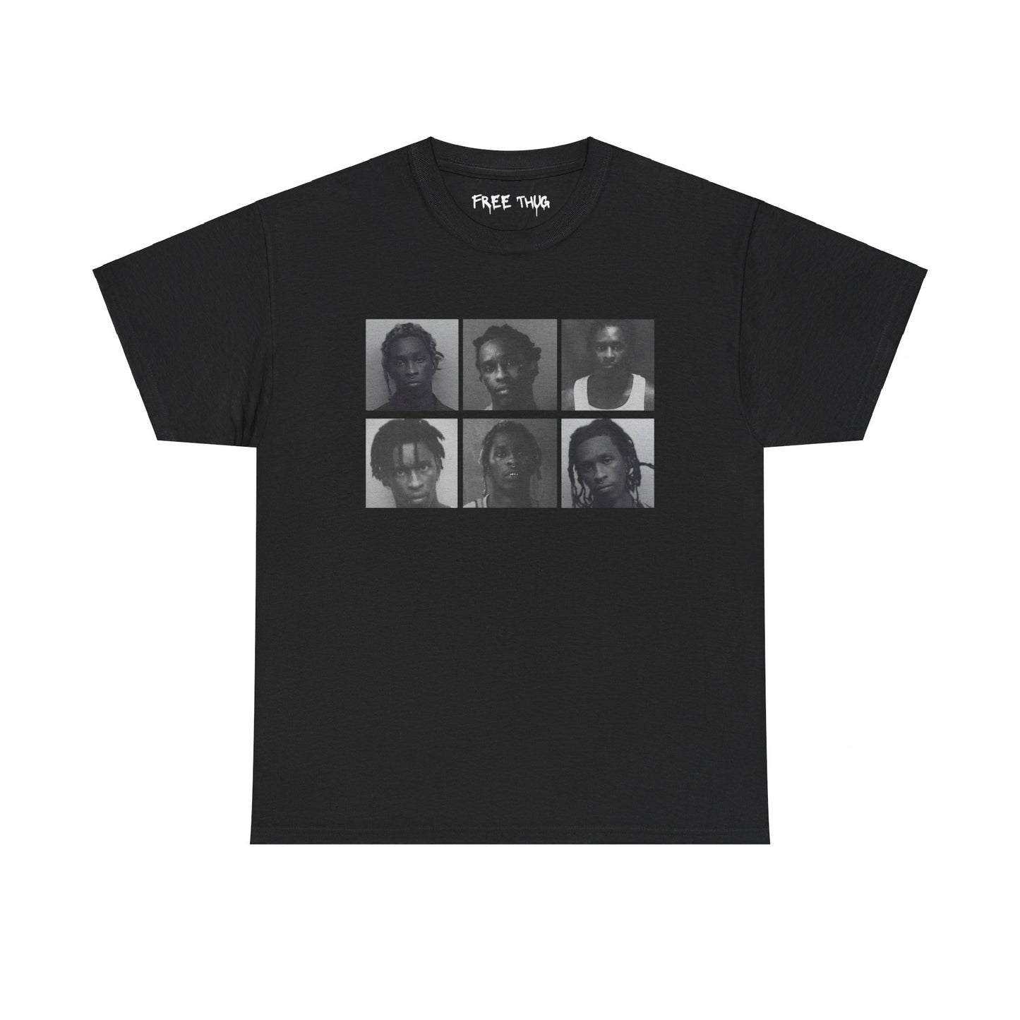 Mugshot Tee - "Free Thug"