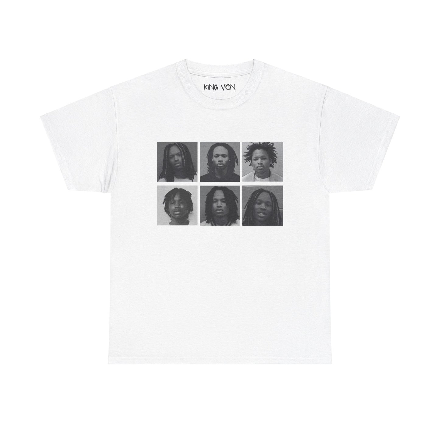 Mugshot Tee - "King Von"