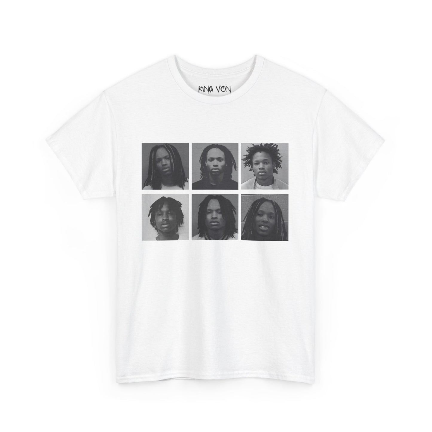 Mugshot Tee - "King Von"