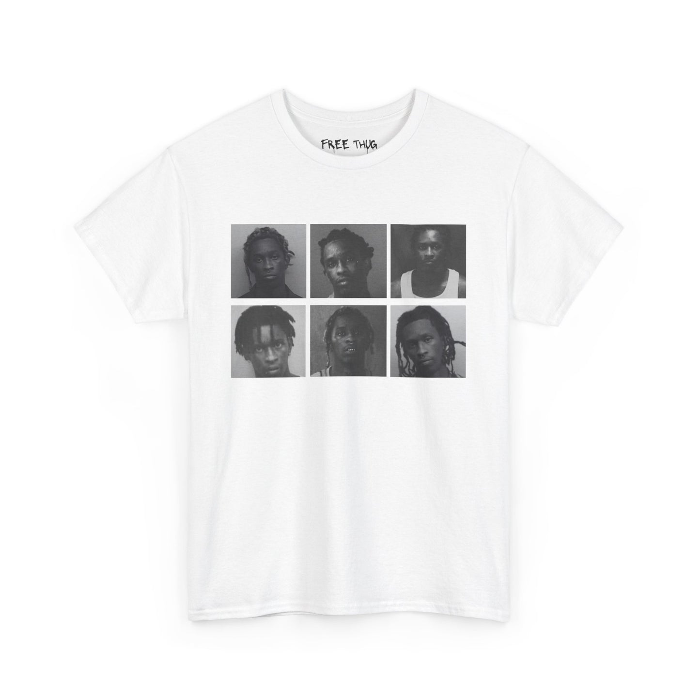 Mugshot Tee - "Free Thug"